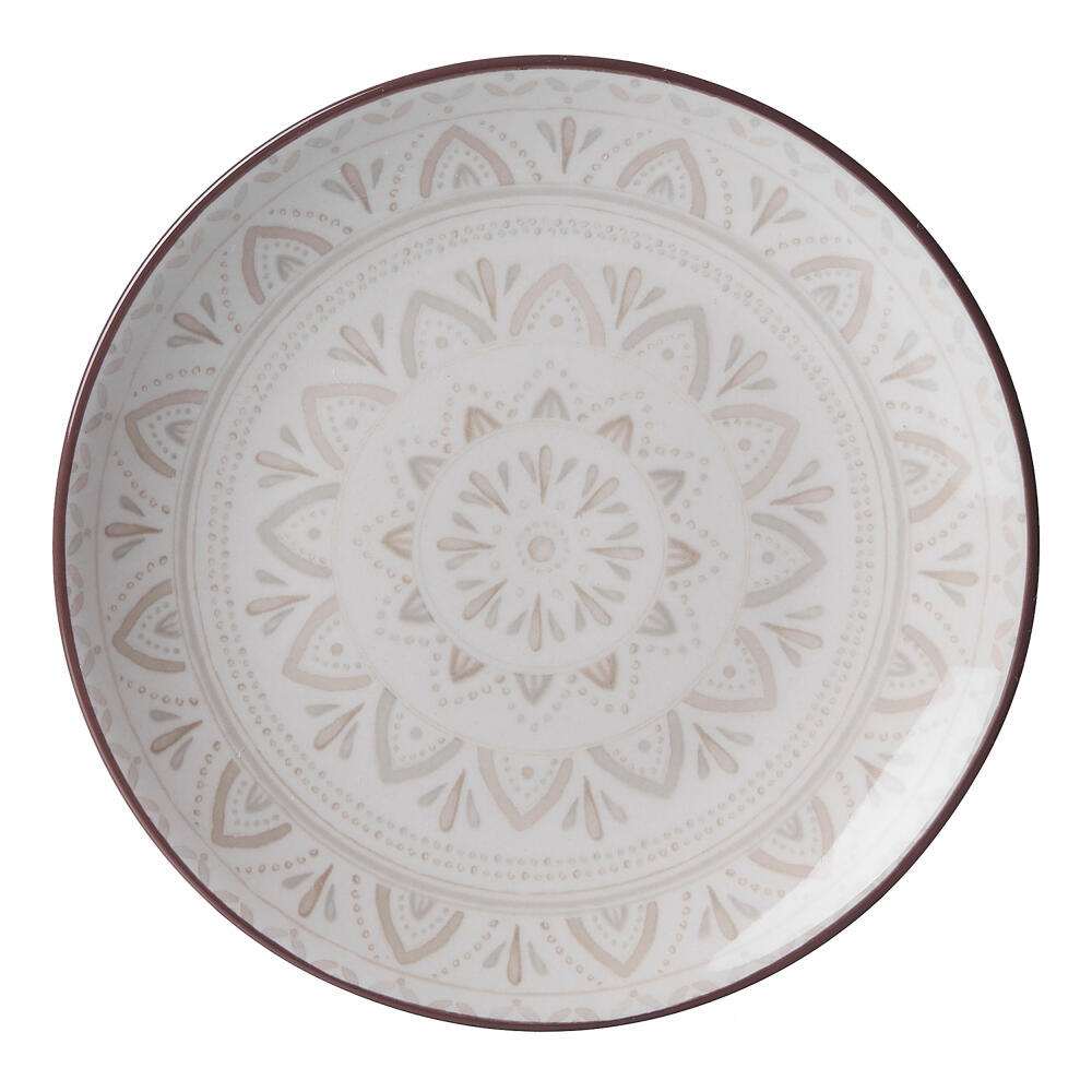 Ritzenhoff &amp; Breker Valencia Plate, Dinner Plate, Ceramic, Brown, Grey, White, 15 cm, 745153