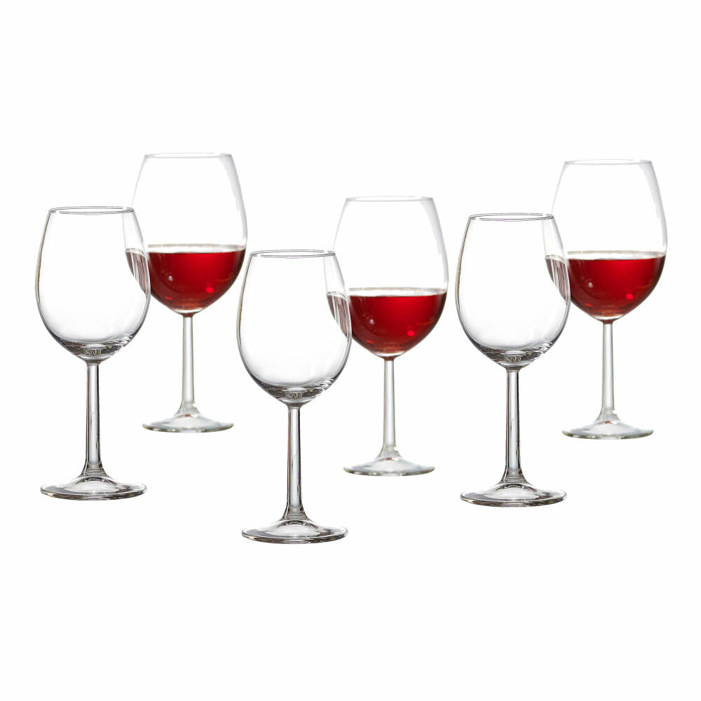 Ritzenhoff & Breker Rotweinglas Vio 6er Set, Weingläser, Glas, Klar, 430 ml, 812176
