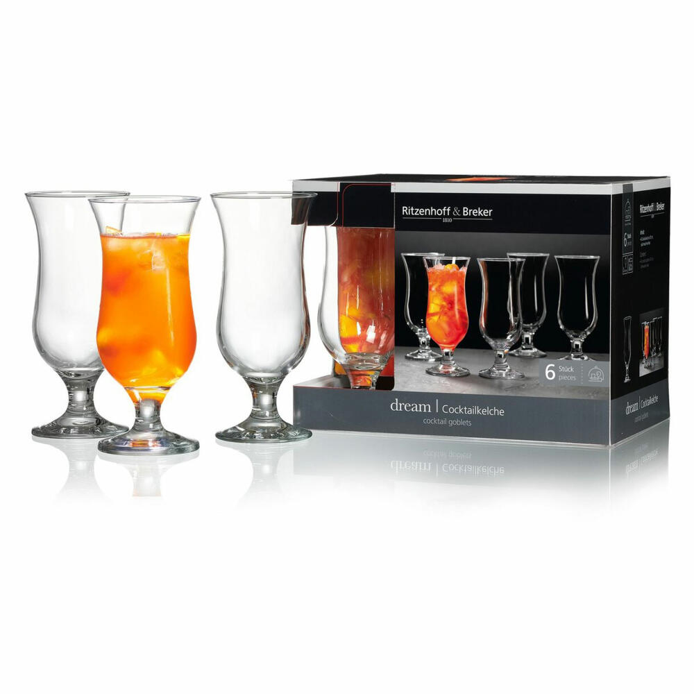 Ritzenhoff &amp; Breker Dream cocktail glasses, set of 6, cocktail glass, cocktail glass, 470 ml, 817768