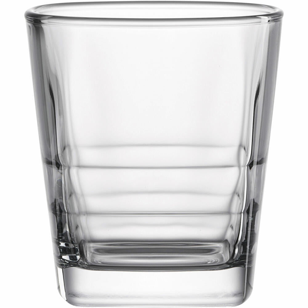 Ritzenhoff &amp; Breker Whisky Tumbler Bali, Set of 6, Whisky Tumbler, Drinking Glass, Whisky Glass, Glass, Clear, 300 ml, 817980