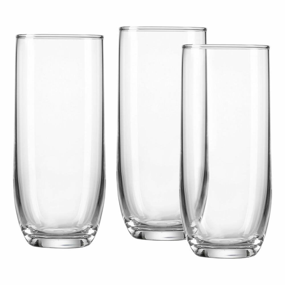 Ritzenhoff & Breker Ram Longdrinkgläser, 3er Set, Longdrinkglas, Wasserglas, Trinkglas, 315 ml, 818116