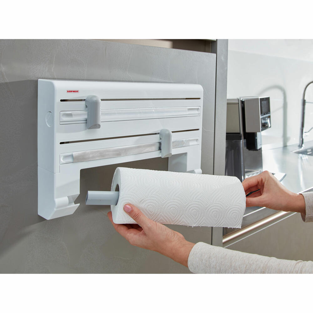 Leifheit Wandrollenhalter Parat ComfortLine, Küchenrollenhalter, Küchentuchhalter, 25703