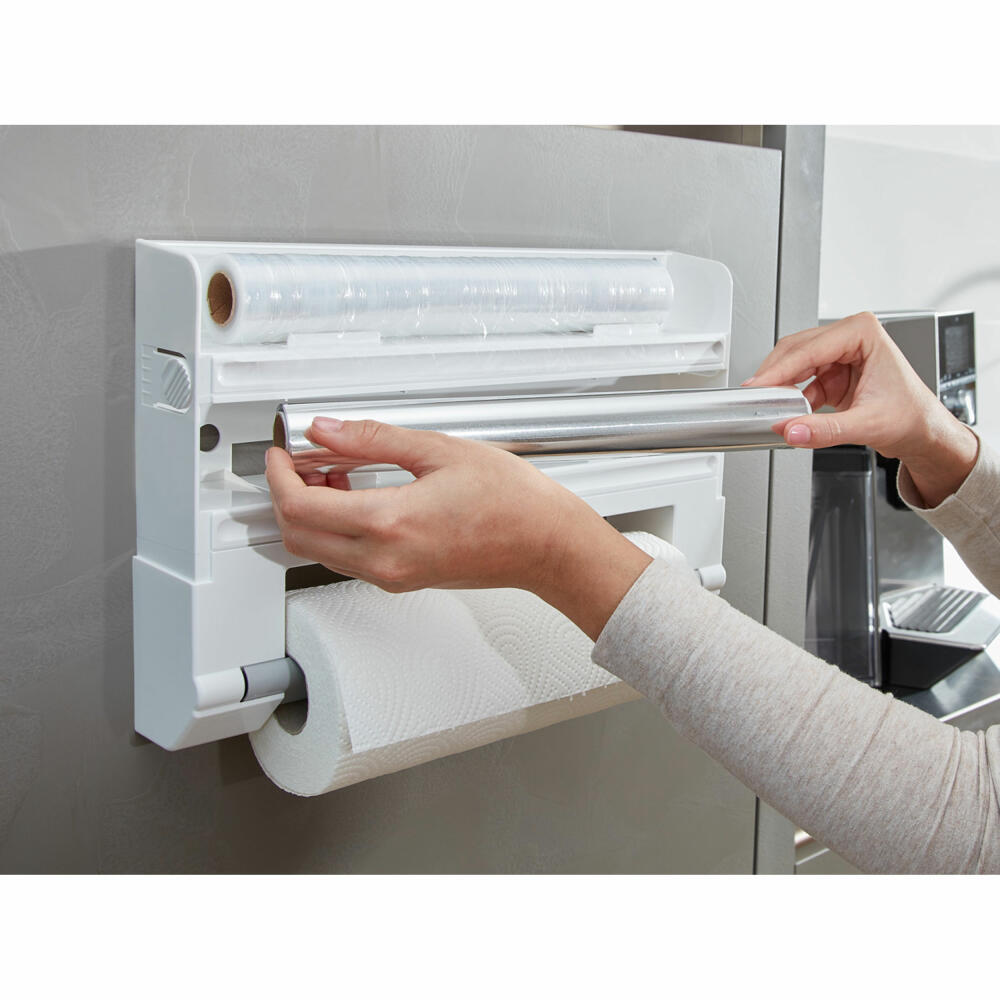 Leifheit Wandrollenhalter Parat ComfortLine, Küchenrollenhalter, Küchentuchhalter, 25703