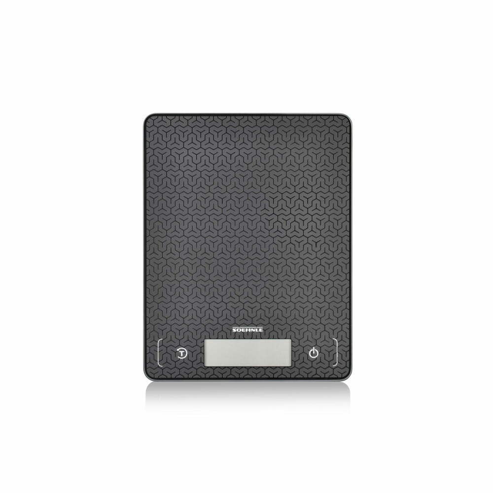 Soehnle Küchenwaage Page Comfort Mosaic, Grammwaage mit LCD-Display, 61521