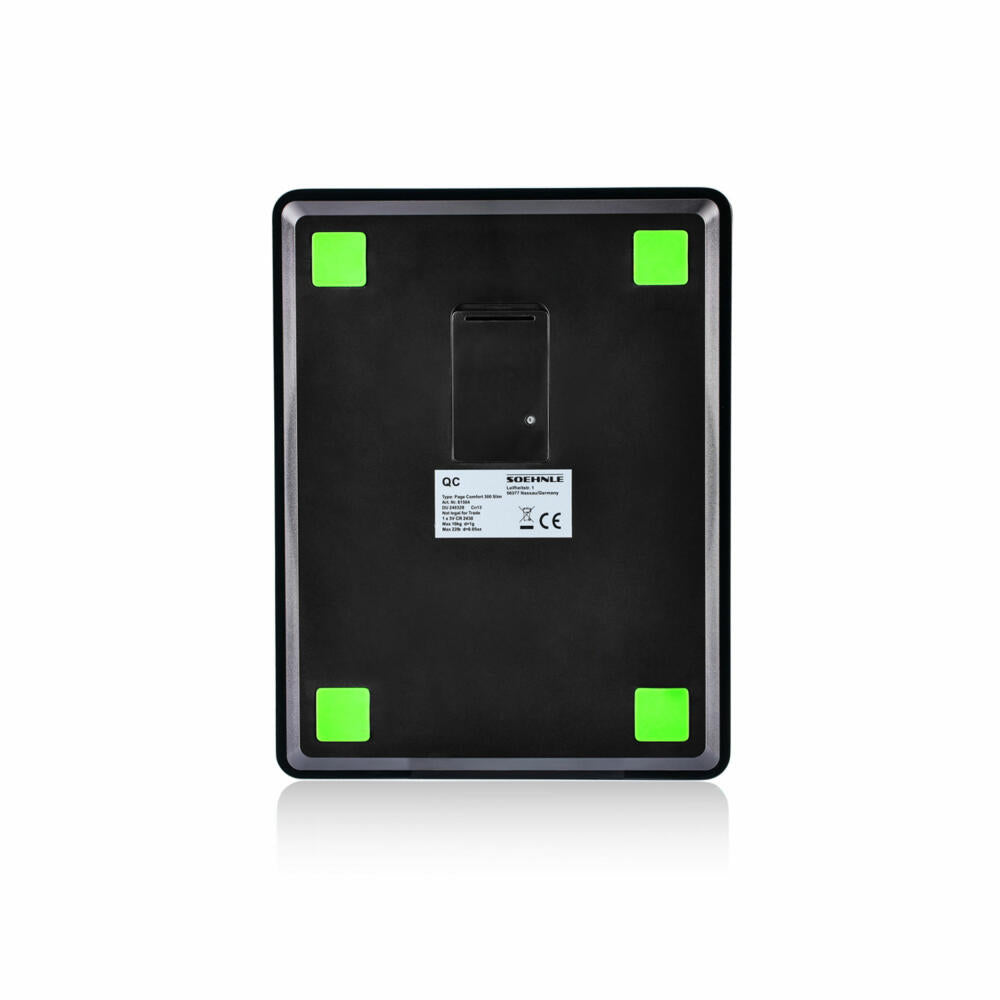 Soehnle Küchenwaage Page Comfort Mosaic, Grammwaage mit LCD-Display, 61521