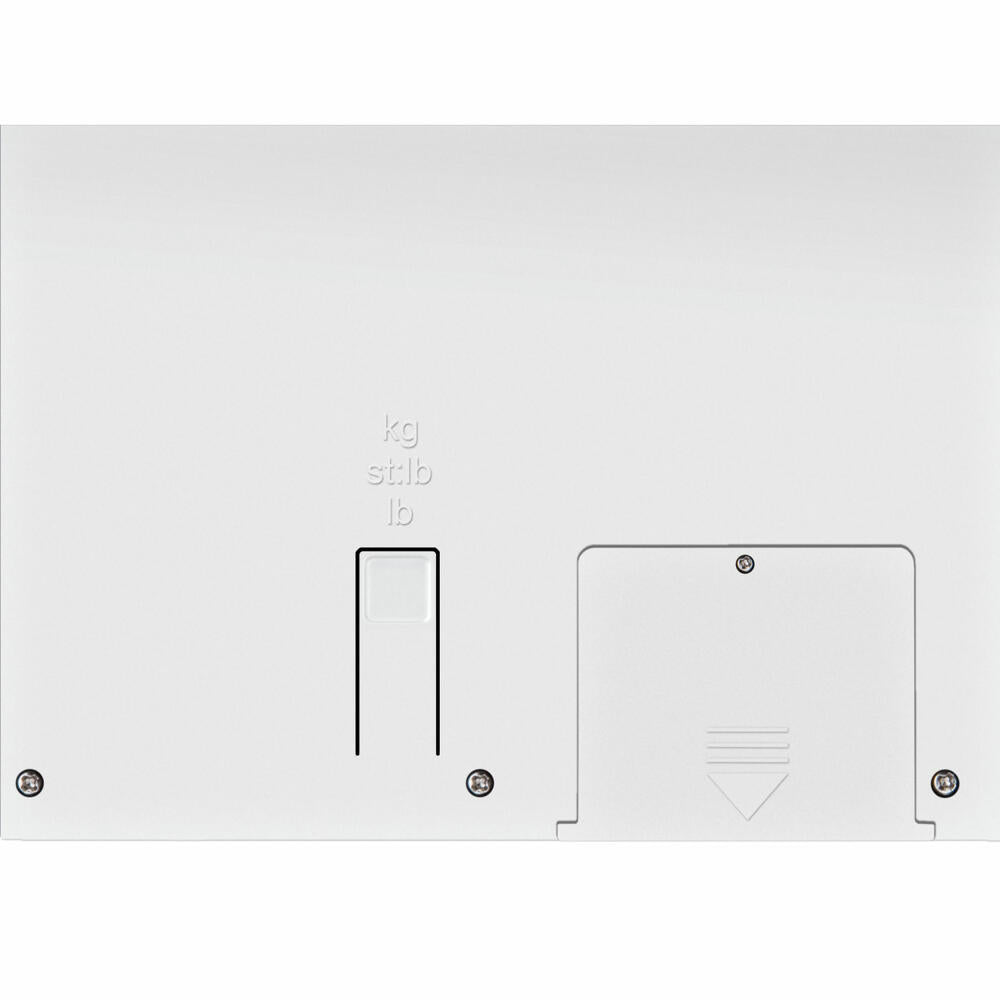Soehnle Personal Scale Digital Style Sense Safe 100, Body Scale, Safety Glass, LCD Display, White, 63856