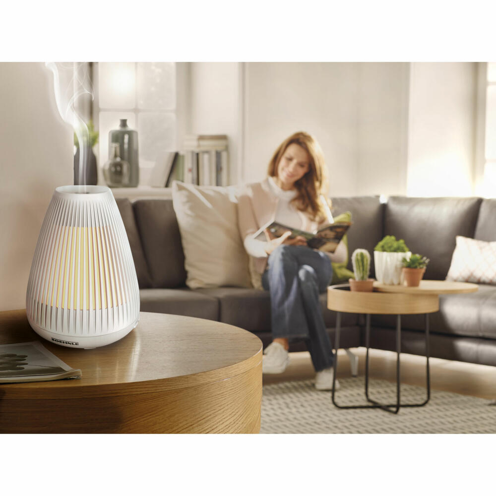 Soehnle Living Luft Bedufter Bari, Aroma Diffuser, Raumbedufter, Kunststoff, Weiß, 68111