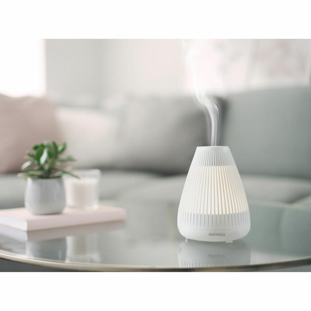 Soehnle Living Luft Bedufter Bari, Aroma Diffuser, Raumbedufter, Kunststoff, Weiß, 68111