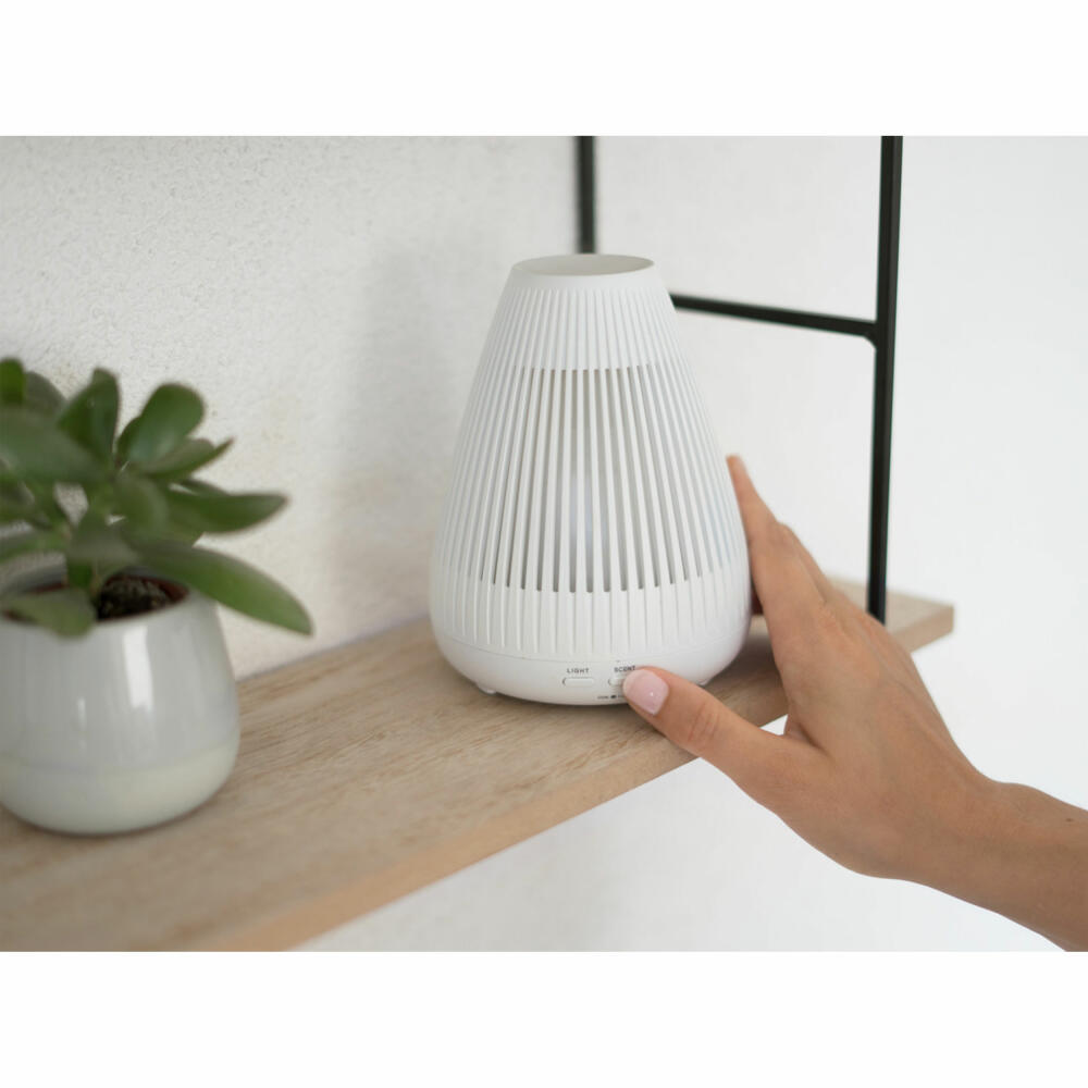 Soehnle Living Luft Bedufter Bari, Aroma Diffuser, Raumbedufter, Kunststoff, Weiß, 68111