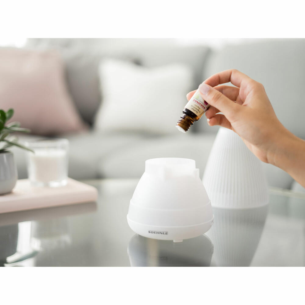 Soehnle Living Luft Bedufter Bari, Aroma Diffuser, Raumbedufter, Kunststoff, Weiß, 68111