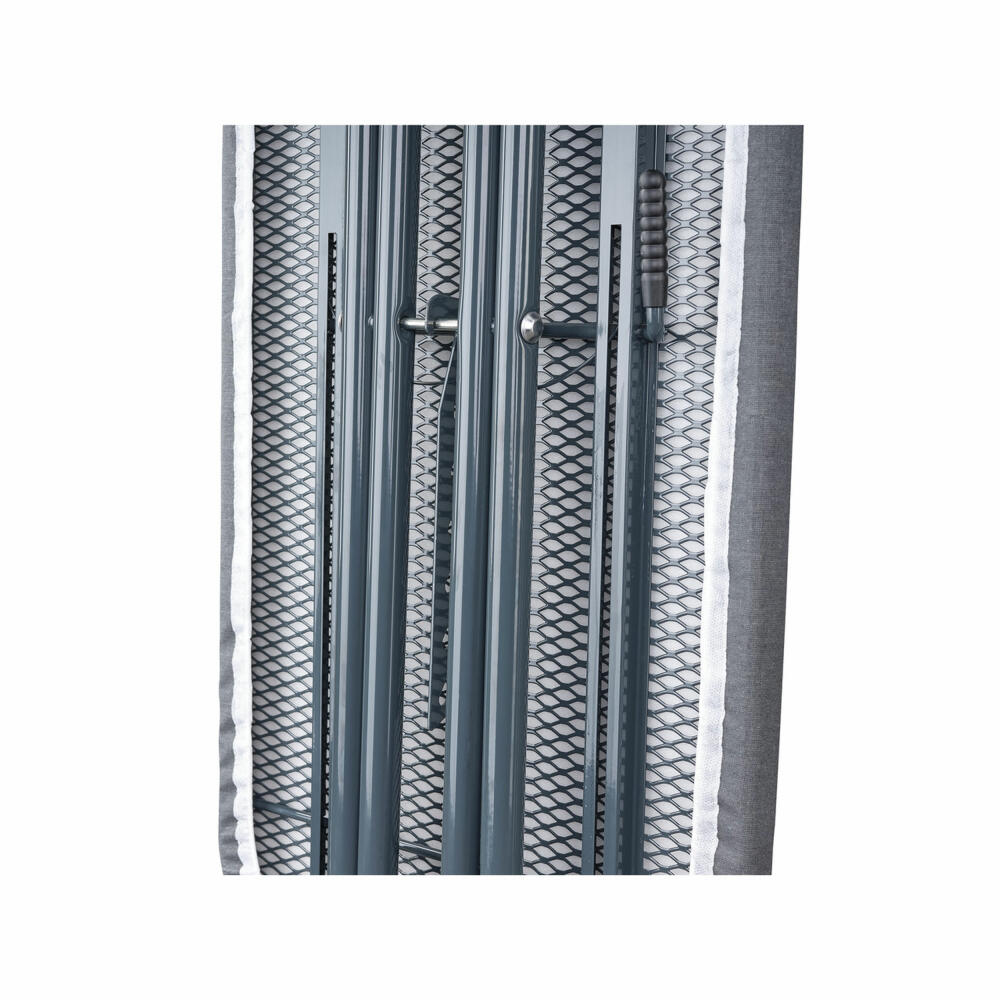 Leifheit Bügeltisch Classic M Black, höhenverstellbar, 120 x 38 cm, 72486