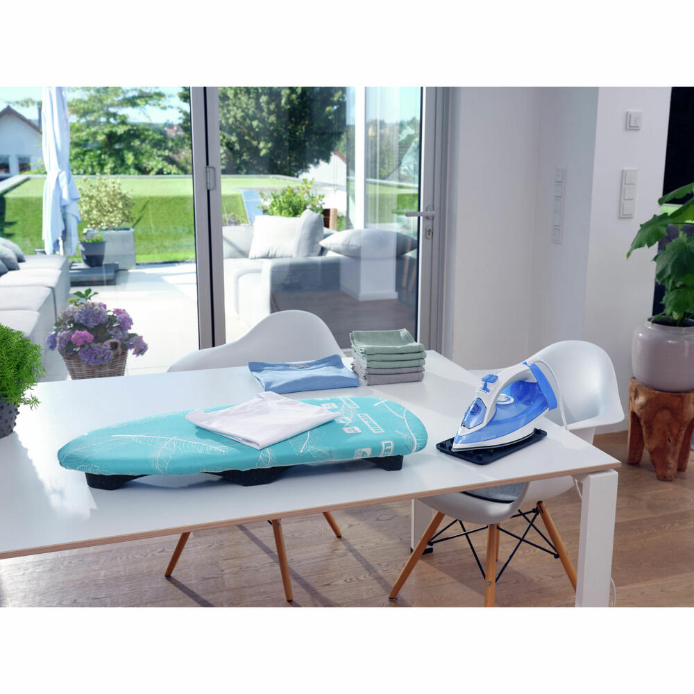 Leifheit Tischbügelbrett AirBoard Compact Table, Bügelbrett, 73 x 30 cm, 72583