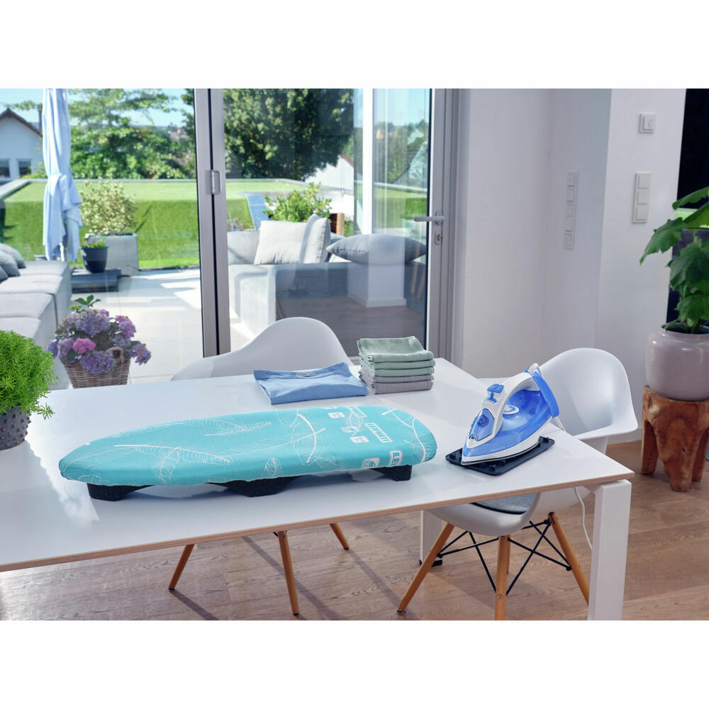 Leifheit Tischbügelbrett AirBoard Compact Table, Bügelbrett, 73 x 30 cm, 72583