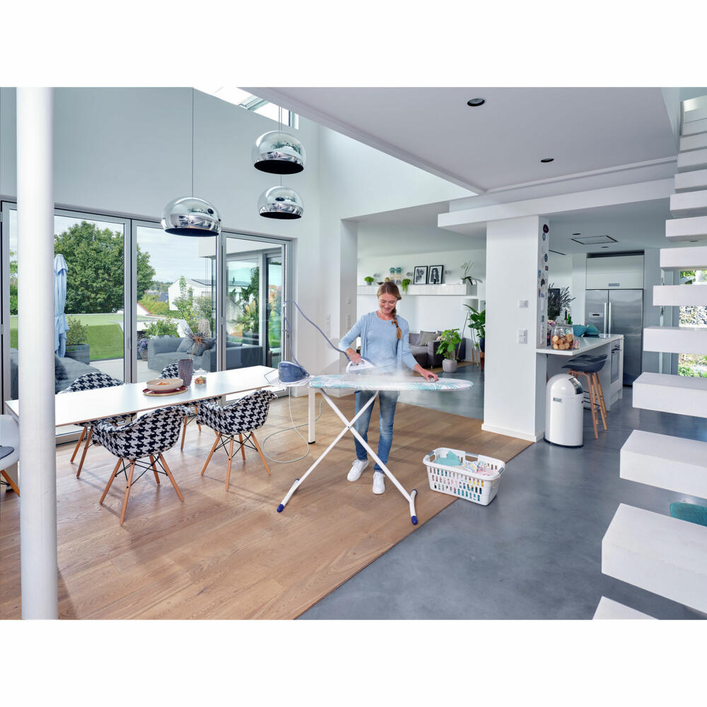 Leifheit Ironing Board Air Board Express M Solid Leaf, Ironing Board, 120 x 38 cm, 72697