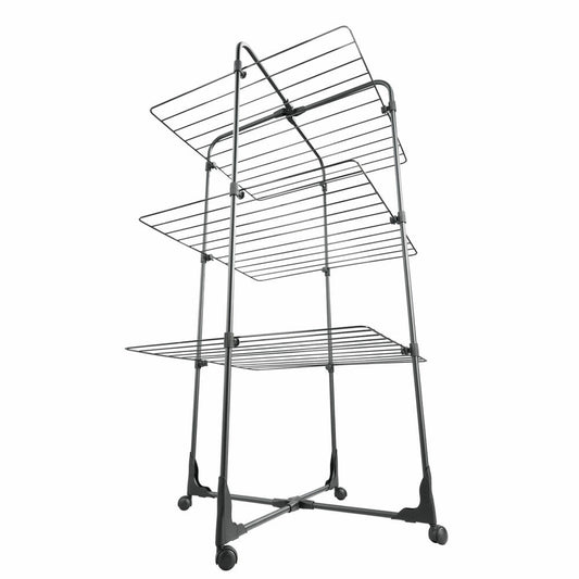 Leifheit Turmtrockner Classic Tower 270 Black, Trockenständer, Wäschetrockner, 81470