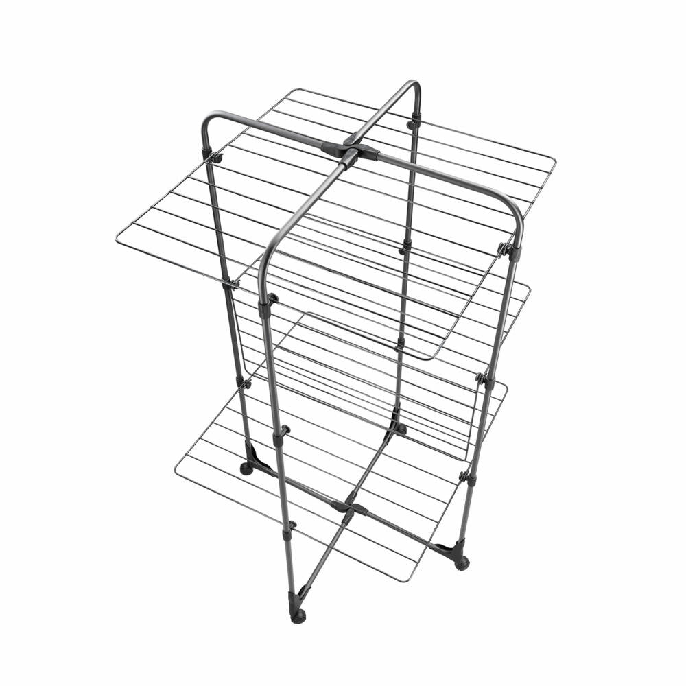 Leifheit Turmtrockner Classic Tower 270 Black, Trockenständer, Wäschetrockner, 81470