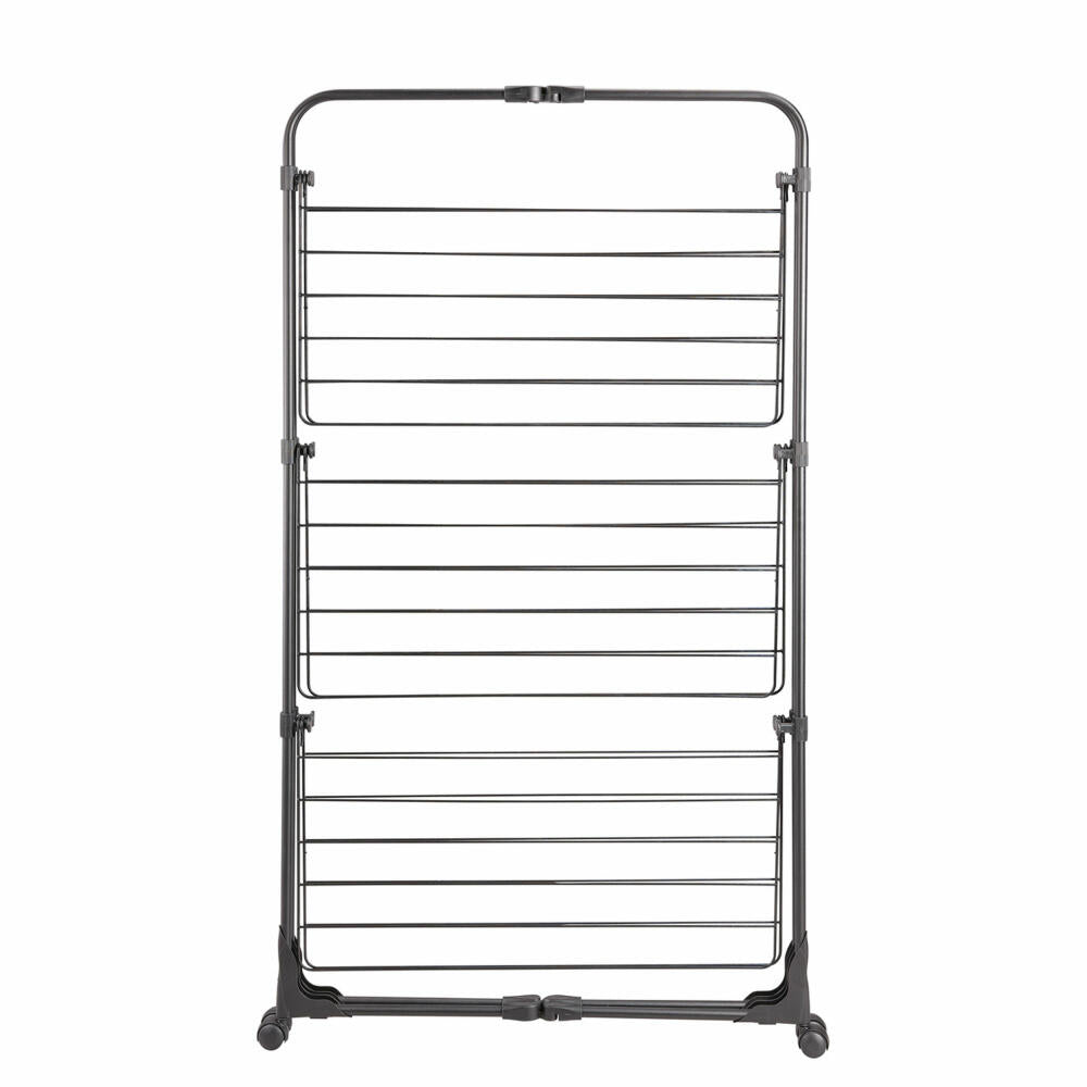 Leifheit Turmtrockner Classic Tower 270 Black, Trockenständer, Wäschetrockner, 81470