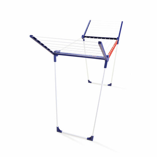 Leifheit Standtrockner Pegasus 160 Solid Slim, Trockenständer, Wäscheständer, Kunststoff, Stahl, Blau, Weiß, 81620