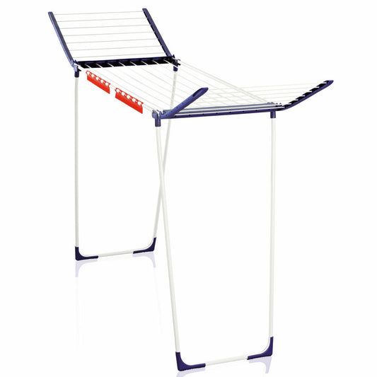 Leifheit Standtrockner Pegasus 180 Solid Maxx blau, Flügeltrockner, Flügelhöhe 128 cm, Blau, 81650