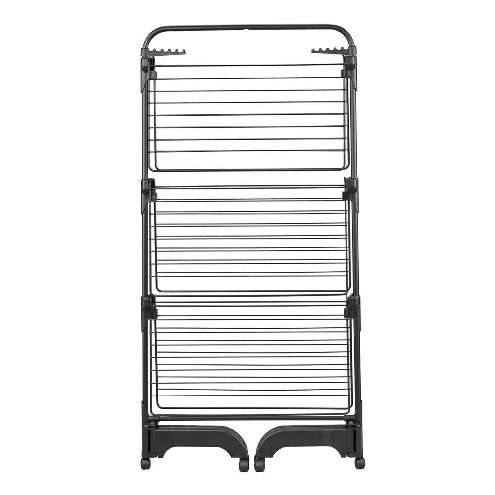 Leifheit Turmtrockner Comfort Tower 420 Black, Trockenständer, Wäschetrockner, 81691