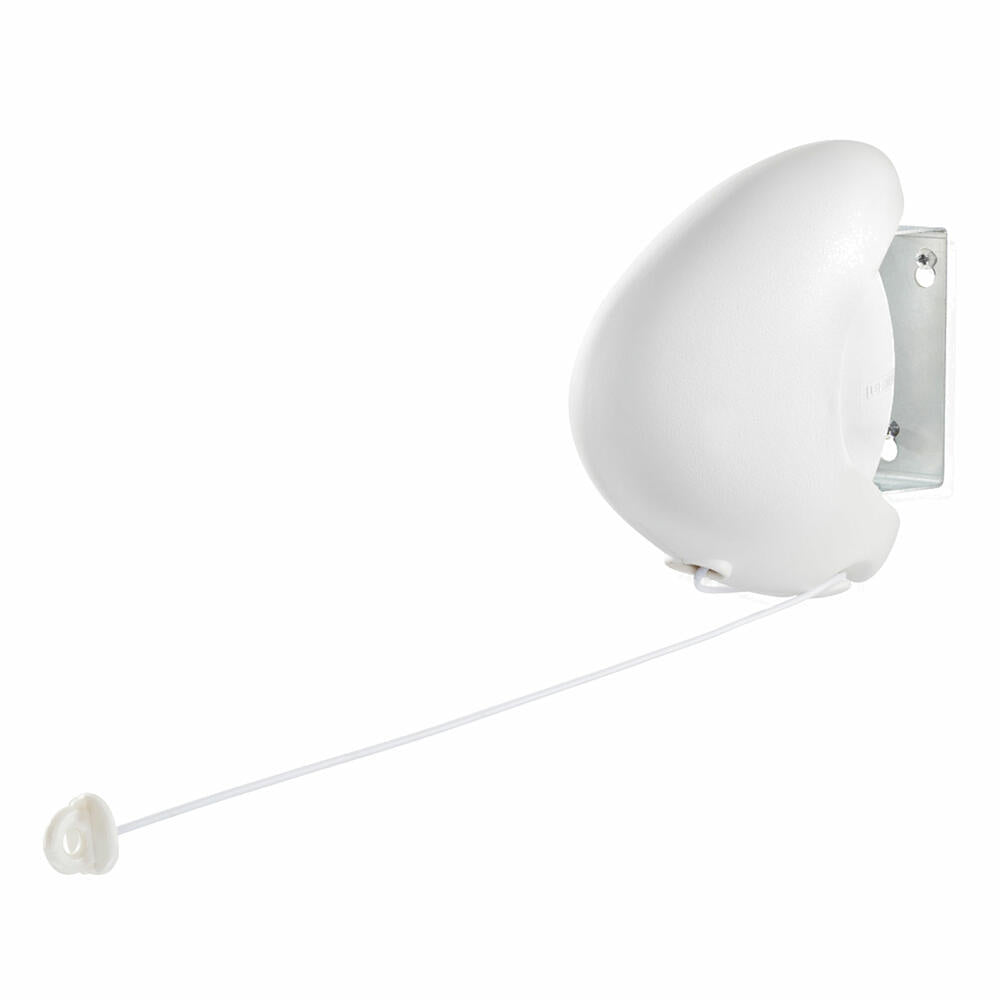 Leifheit Wandtrockner Rollfix Single 80 Longline, Wäschetrockner, Hängetrockner, Kunststoff, Stahl, Weiß, 83106