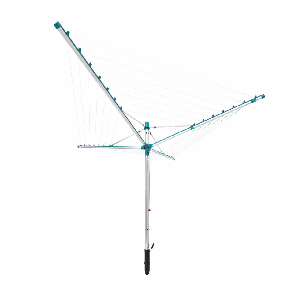 Leifheit Wäscheschirm LINOMATIC V 400, Wäschespinne, Wäschetrockner, Wäscheständer, 85210