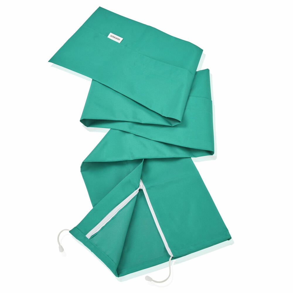 Leifheit Schutzhülle für Wäscheschirm, Hülle, Abdeckung, Schirmhülle, Grün, 85666