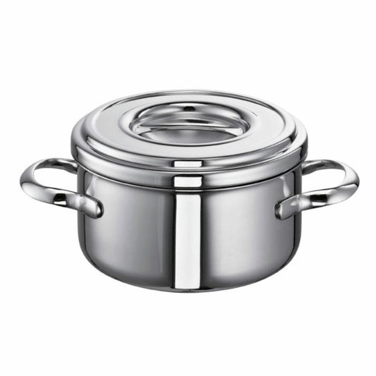 Schulte-Ufer roasting pan Romana i, casserole dish, cooking pot, stainless steel 18/10, 16 cm, 1.4 L, 6301-16 i