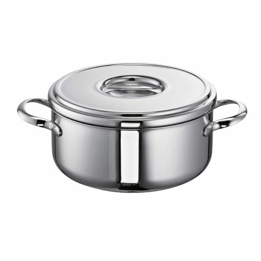 Schulte-Ufer roasting pan Romana i, casserole dish, cooking pot, stainless steel 18/10, 22 cm, 3.4 L, 6301-22 i