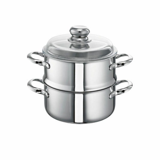 Schulte-Ufer All-Purpose Steamer Romana i, Steamer, Steam Pot, Stainless Steel 18/10, 18 cm, 0123-18 i