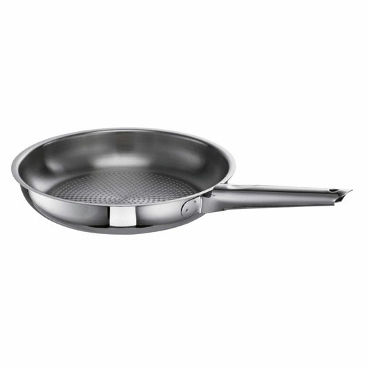 Schulte-Ufer frying pan Romana i, grill pan, serving pan, stainless steel 18/10, 24 cm, 6362-24 i