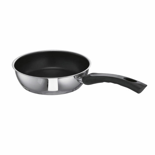 Schulte-Ufer frying pan Wega, grill pan, stainless steel, coated, 20 cm, 64055-20