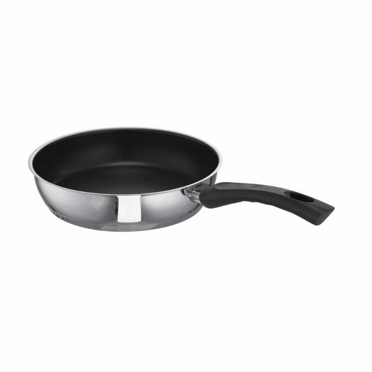 Schulte-Ufer frying pan Wega, grill pan, stainless steel, coated, 24 cm, 64055-24