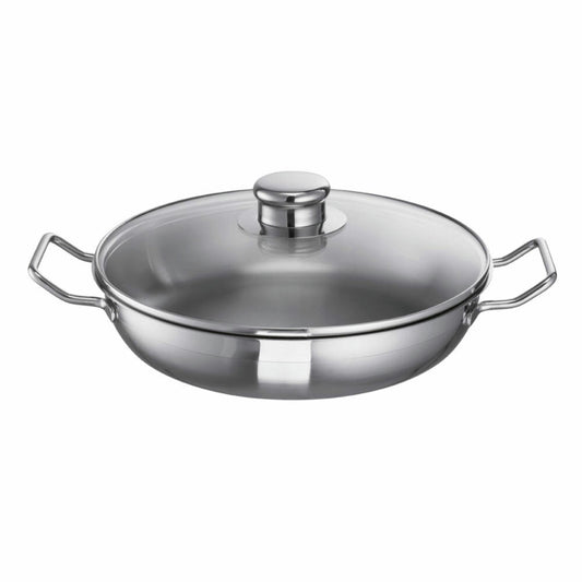 Schulte-Ufer braising pan Profi-Line i, incl. lid, casserole dish, stainless steel 18/10, 28 cm, 6452-941-28 i