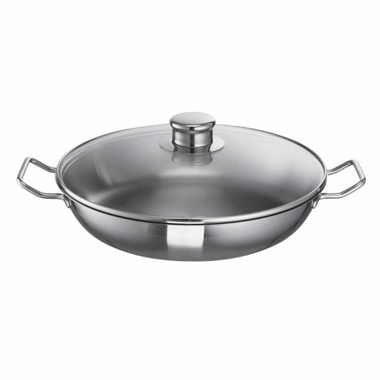 Schulte-Ufer braising pan Profi-Line i, incl. lid, casserole dish, stainless steel 18/10, 32 cm, 6452-941-32 i