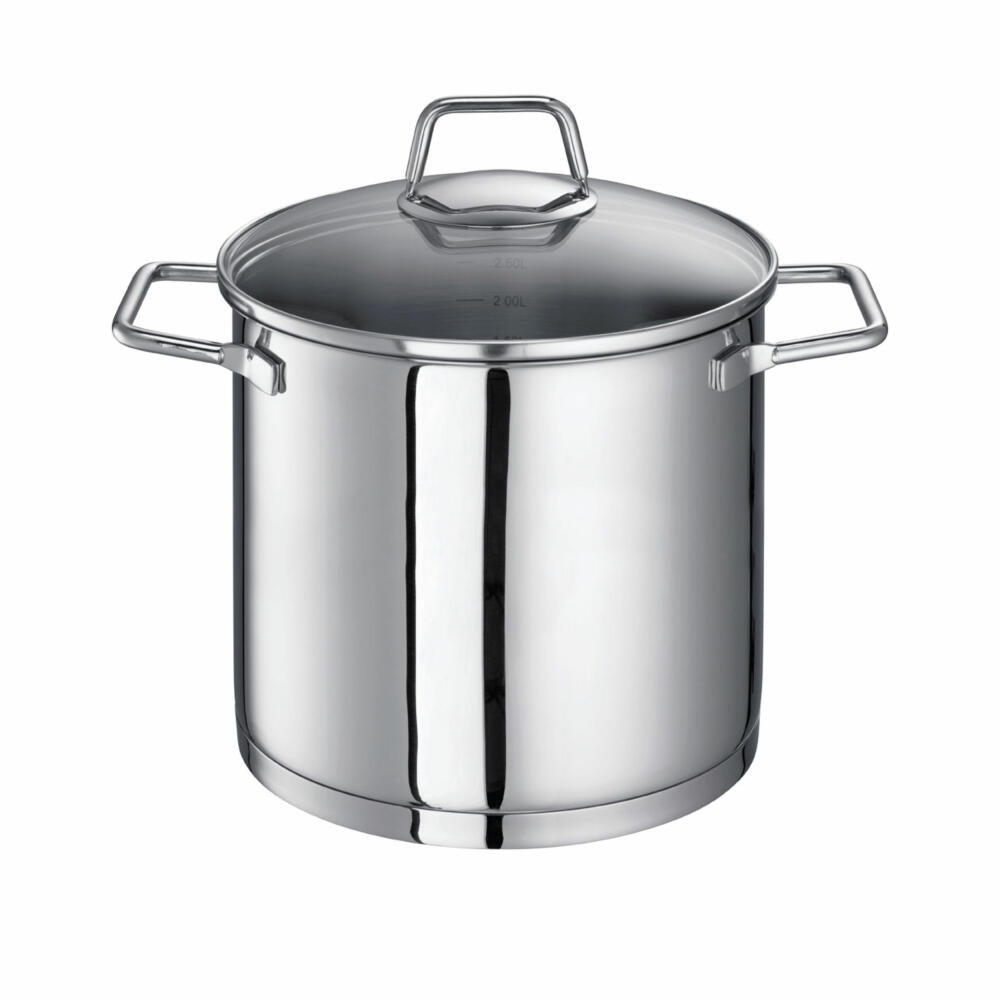 Schulte-Ufer soup pot Wega, cooking pot, universal pot, stainless steel, 20 cm, 5 L, 64066-20