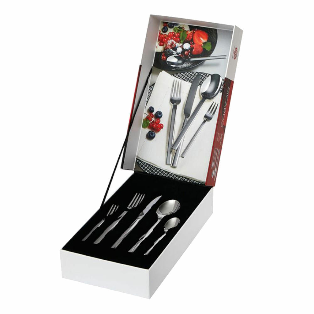 Schulte-Ufer Besteck-Set Ricardo, 30-tlg., Tafelbesteck, Edelstahl hochglanzpoliert, 6159-30