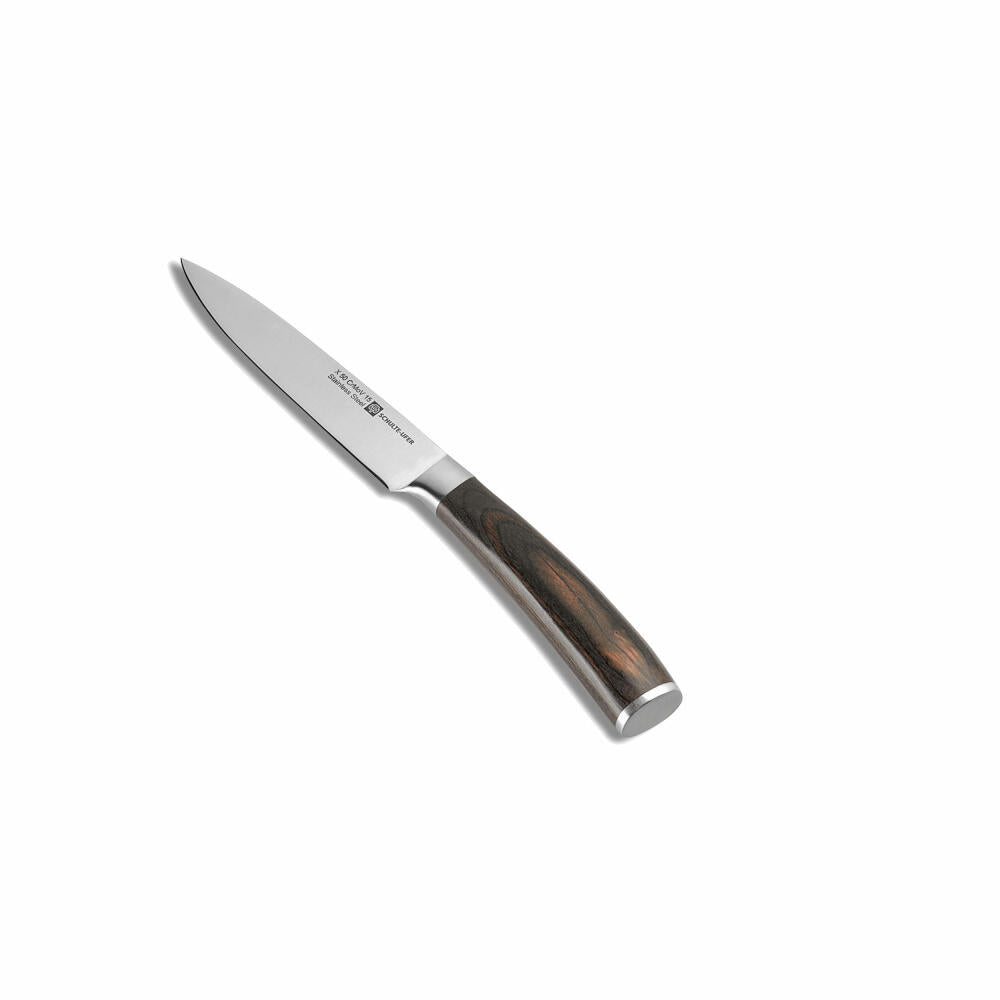 Schulte-Ufer all-purpose knife Riku, kitchen knife, knife, blade steel, laminated wood handle, 61624