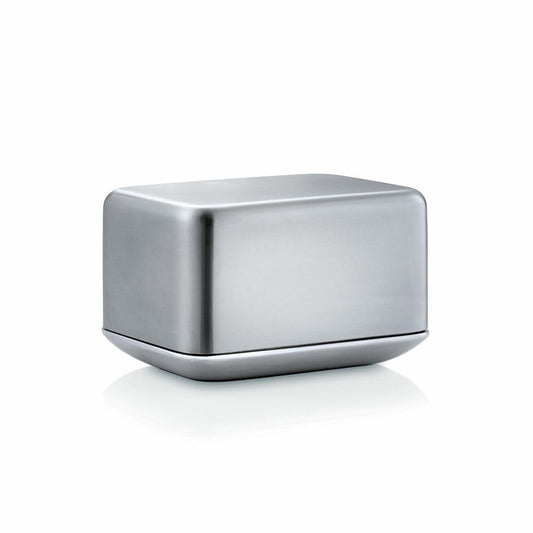 Blomus Basic Butter Dish, Small, Butter Dish, Butter Container, Stainless Steel, for 125 g Butter, 63637