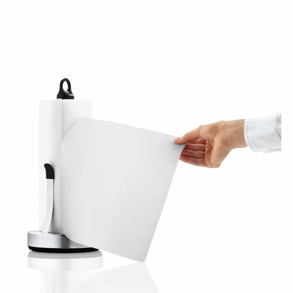 Blomus Loop Küchenrollenhalter, Rollenhalter, Folienspender, Edelstahl Matt, Ø 15 cm, 63651