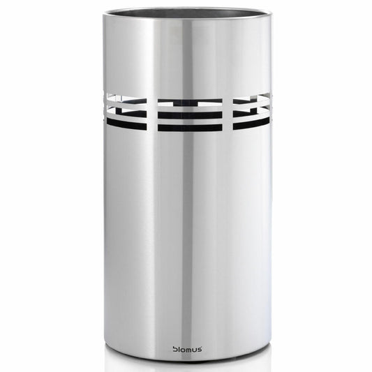 Blomus umbrella stand Slice umbrella holder with plastic insert, matt stainless steel, 65157