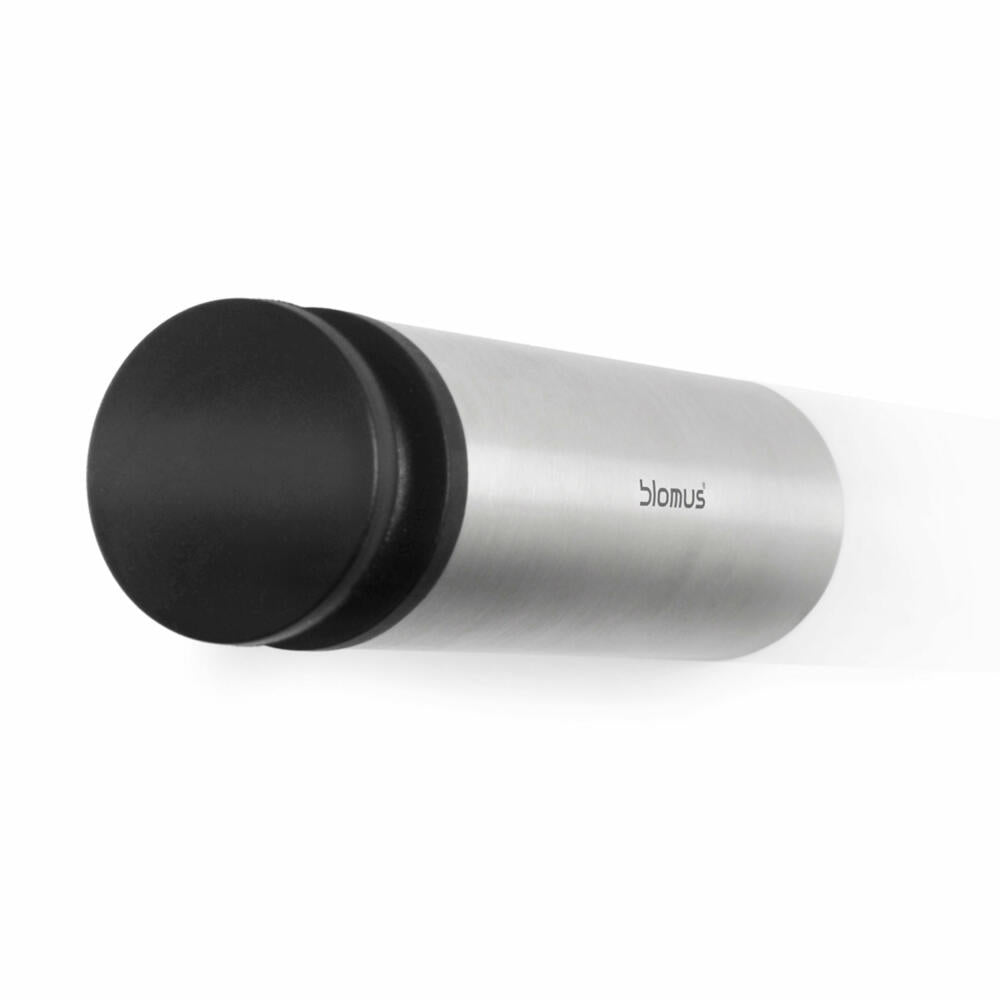Blomus Entra wall doorstop, door stop, door buffer, stainless steel, plastic, Ø 2.5 cm, 65354