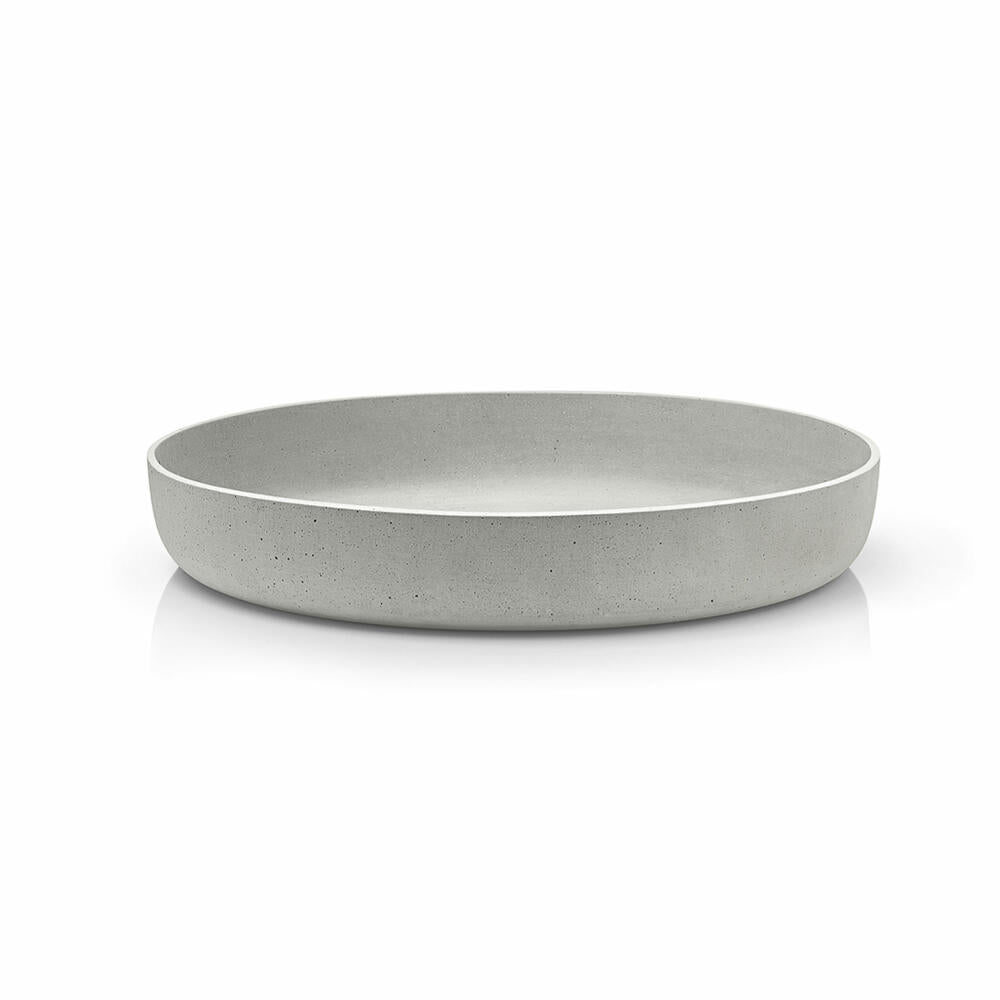 Blomus Moon Dekoschale, Klein, Deko Servier Tablett, Polystone, Beton, Ø 40, 65445