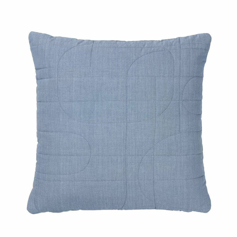 blomus STRIPE Kissenbezug, Kissenhülle, Kissen Bezug, Baumwolle, Flint Stone, B 40 cm, L 40 cm, 65638