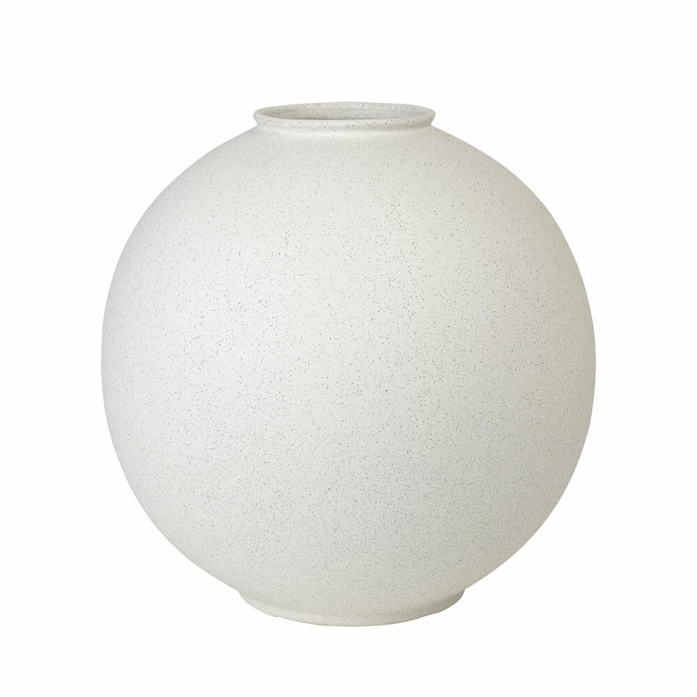 blomus RUDEA vase, flower vase, decorative vase, ceramic vase, ceramic, Lily White, H 17.5 cm, 65727