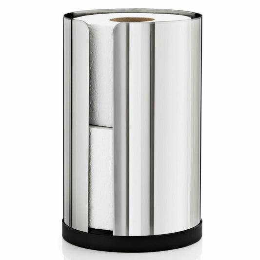 Blomus Nexio toilet roll holder, toilet paper holder, for 2 rolls, polished stainless steel, 66657