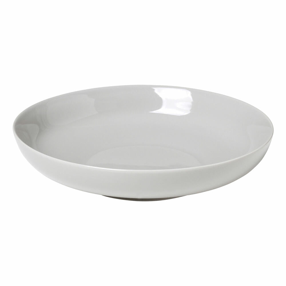 Blomus RO deep plate, dinner plate, soup plate, tableware, porcelain, Nimbus Cloud, 22 cm, 64042