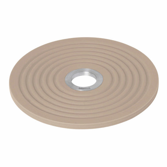 Blomus coaster OOLONG, jug coaster, matt stainless steel, silicone, normad, 64076
