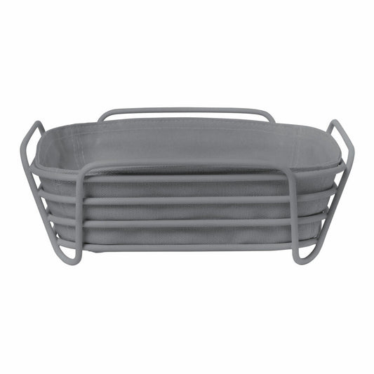 Blomus bread basket DELARA, bread basket, pastry basket, powder-coated, cotton, sharkskin, 64073