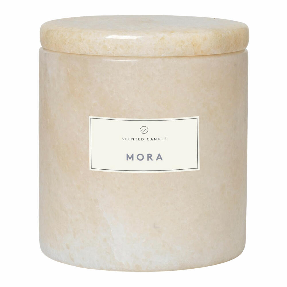 Blomus scented candle FRABLE, marble scented candle, candle, marble, moonbeam, 11 cm, 69234